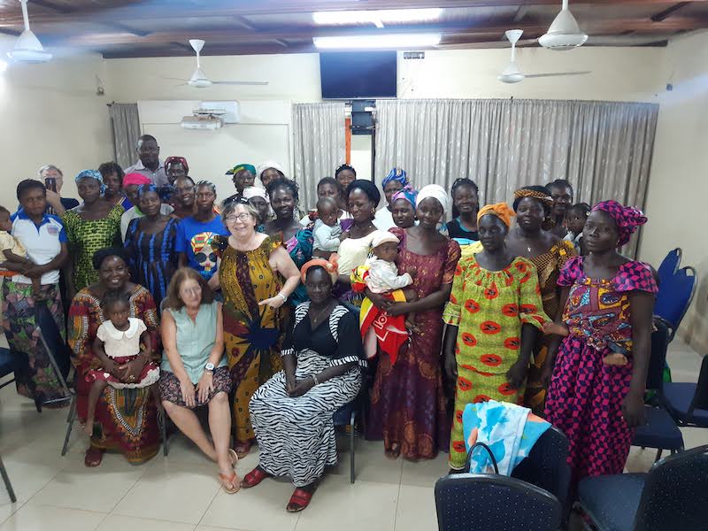 Rencontre à Ouadagoudougou avec les femmes bénéficiant de microcrédits