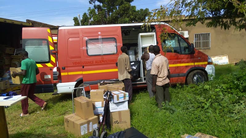 Ambulance du SDIS 03 envoyée au dispensaire de Bobo-Dioulasso