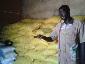 Magasin de stockage pour le riz et le mil de la cantine de l'école de Kiendsom