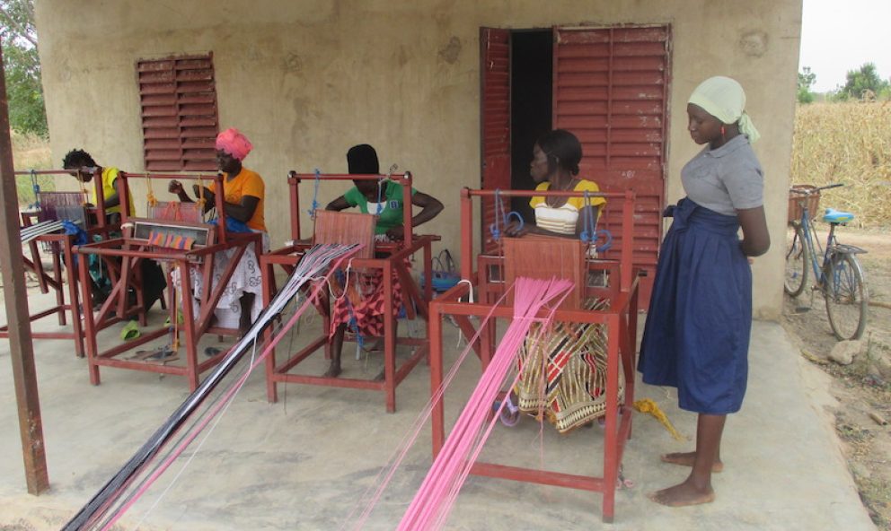 apprentis au centre de formation de Doudou